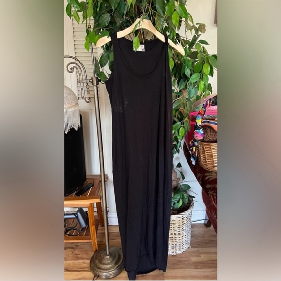 Rag & Bone Black Sleeveless Halter Sheath Maxi Dress - Picture 1 of 4